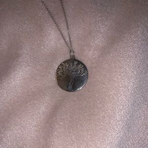 Stella & Dot Silver Tree of Life Necklace